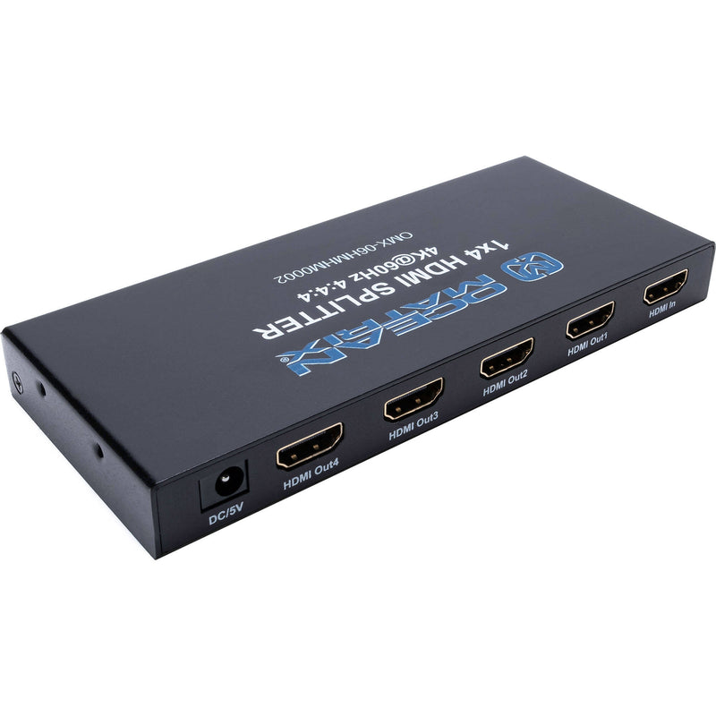 Ocean Matrix UHD 4K 1x4 HDMI 2.0 Splitter with HDCP 2.2 and Downscaling