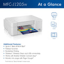 Brother MFC-J1205W INKvestment Tank Multifunction Color Inkjet Printer
