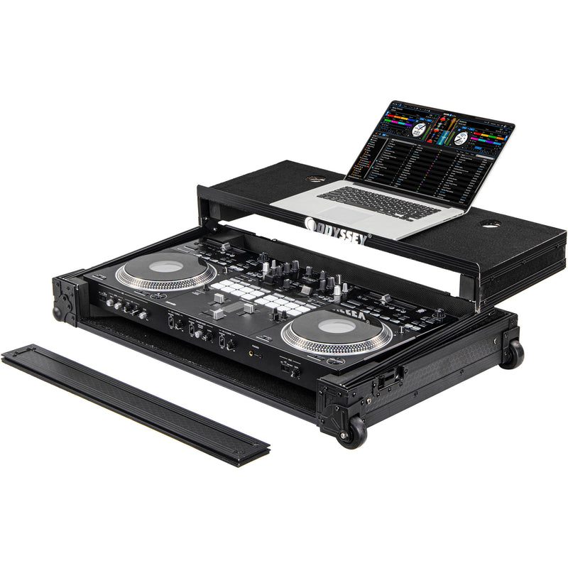 Odyssey Pioneer DDJ-Rev7 Industrial Board Flight Case with Glide-Style Laptop Platform