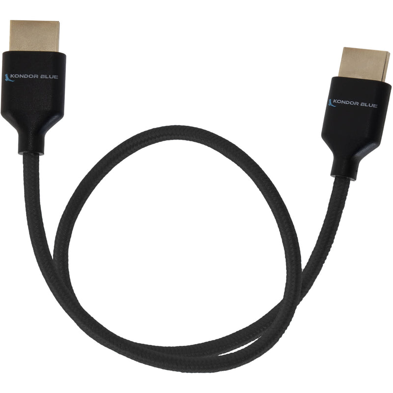 Kondor Blue Ultra High-Speed HDMI Cable (17", Black)