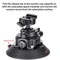 Sunwayfoto BS-01 Suction Cup Mount Ball Head