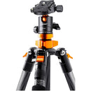 K&F Concept D225C2 Carbon Fiber Tripod with Arca-Type Ball Head and Monopod