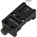 Niceyrig Arca-Swiss Dovetail Clamp with Cold Shoe Mount