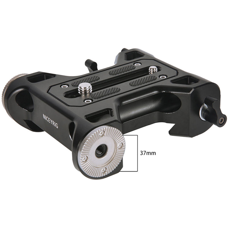 Niceyrig Baseplate Kit with ARRI Rosette Mount & 15mm Dual-Rod Clamp