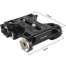 Niceyrig Baseplate Kit with ARRI Rosette Mount & 15mm Dual-Rod Clamp