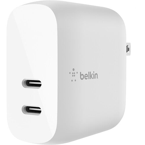 Belkin BoostCharge 40W 2-Port USB-C PD Wall Charger