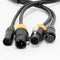 American DJ True 5-Pin DMX Locking Power Link Combo Cable (6')