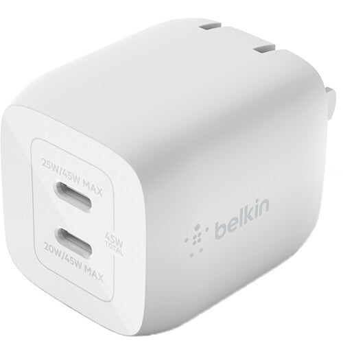 Belkin BoostCharge Pro 45W Dual USB-C GaN Wall Charger