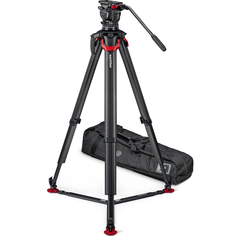 Sachtler System aktiv10T & flowtech 100 with Ground Spreader