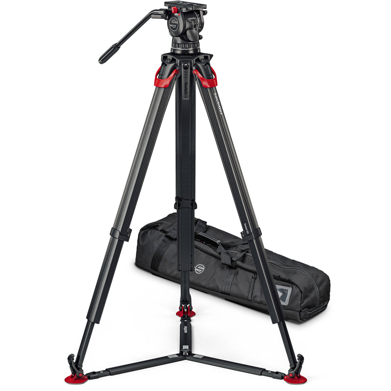 Sachtler System aktiv10T & flowtech 100 with Ground Spreader