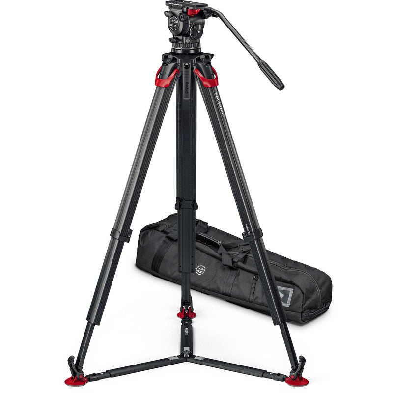 Sachtler System aktiv10T & flowtech 100 with Ground Spreader