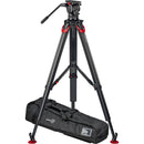 Sachtler System aktiv10T & flowtech 100 with Mid-Level Spreader