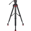 Sachtler System aktiv10T & flowtech 100 with Mid-Level Spreader