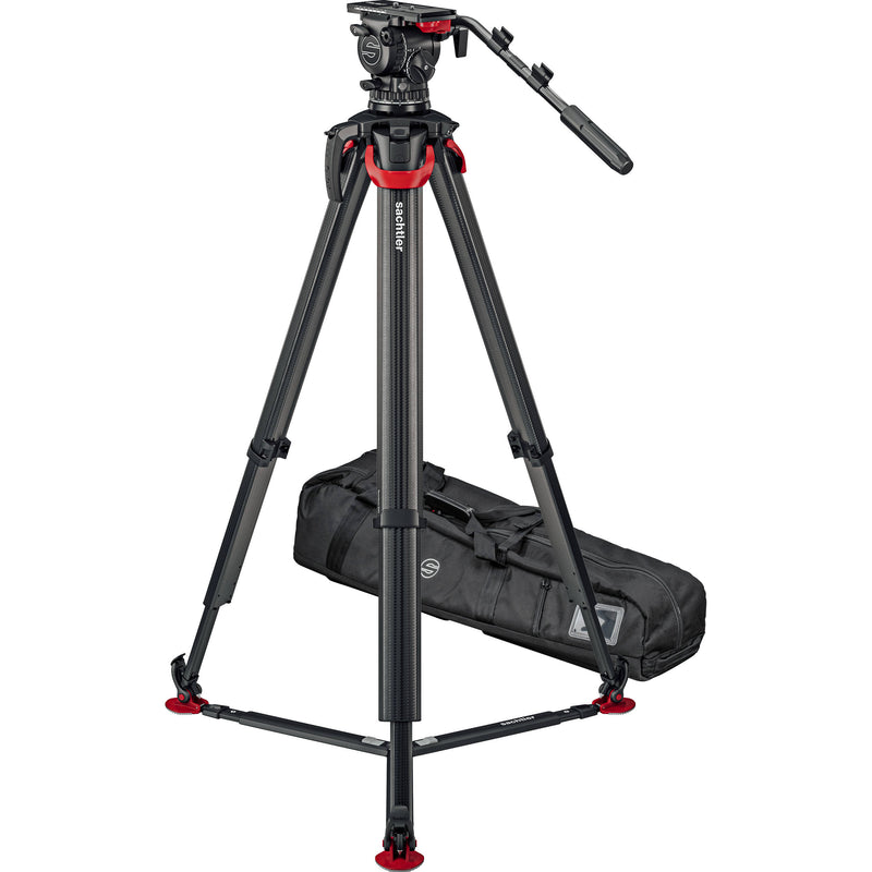 Sachtler System aktiv12T & flowtech 100 with Ground Spreader