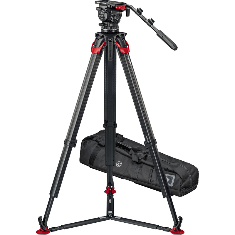 Sachtler System aktiv12T & flowtech 100 with Ground Spreader