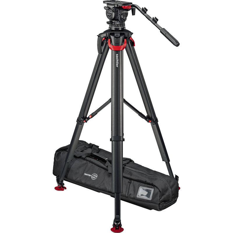 Sachtler System aktiv12T & flowtech 100 with Mid-Level Spreader