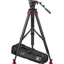 Sachtler System aktiv12T & flowtech 100 with Mid-Level Spreader