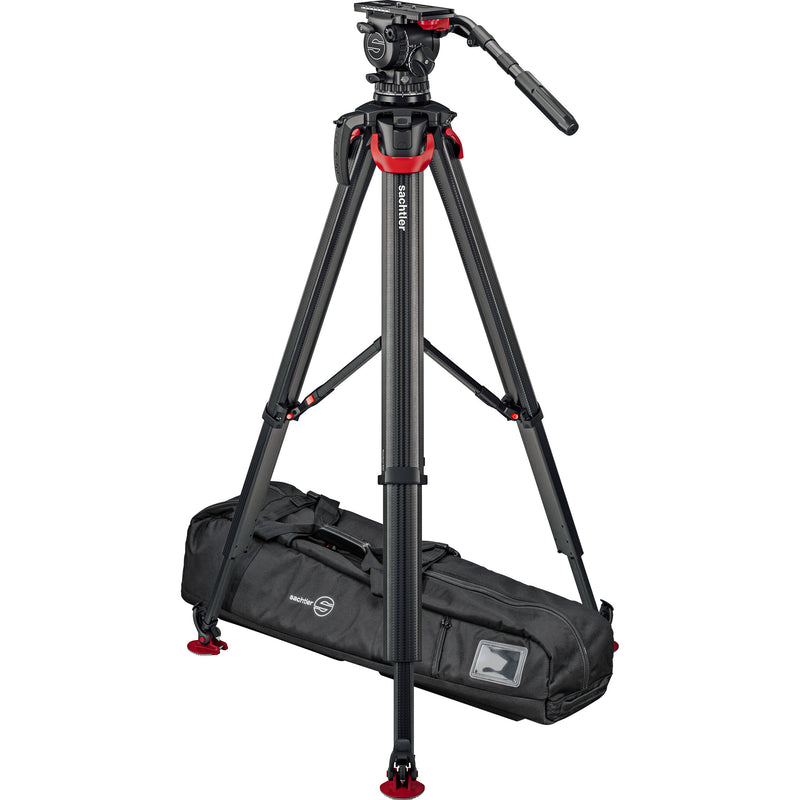 Sachtler System aktiv14T & flowtech 100 with Mid-Level Spreader