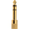 Pearstone AMP-4 Gold-Plated Stereo 3.5mm to 1/4" Headphone Adapter