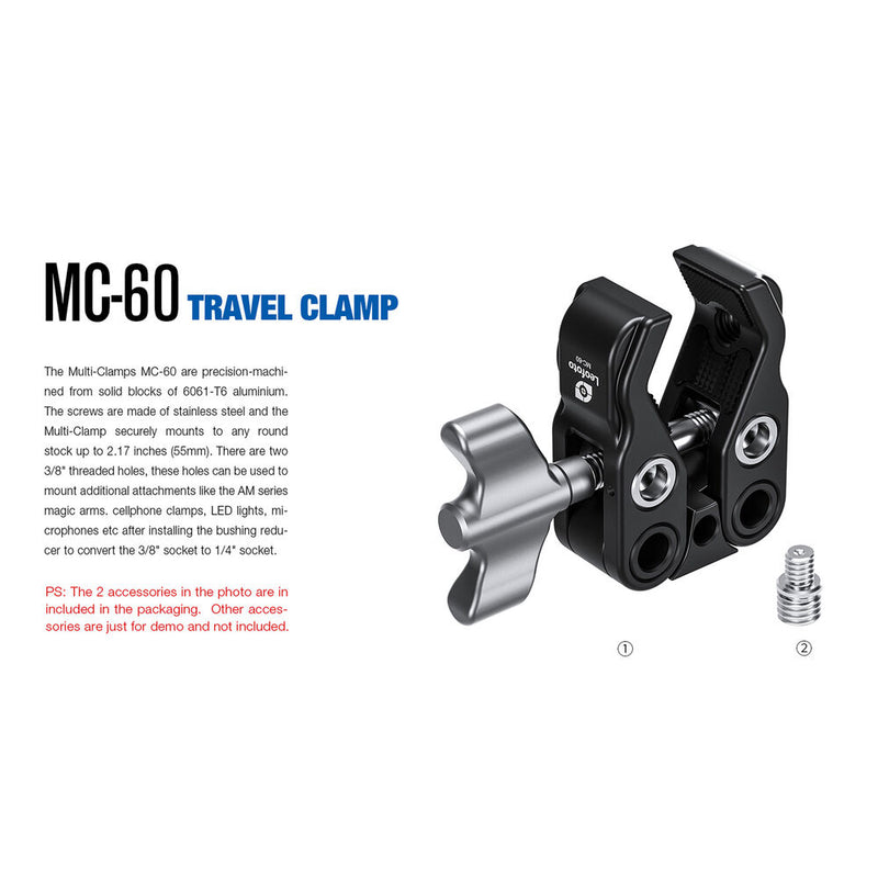 Leofoto MC-60 Multipurpose Clamp