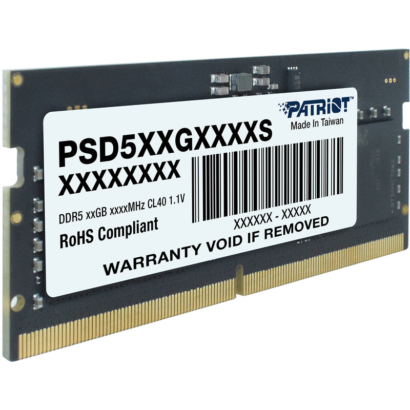 Patriot 32GB Signature Line DDR5 4800 MHz SO-DIMM Memory Module