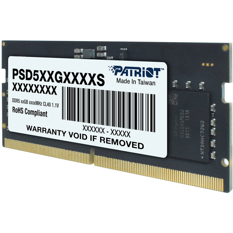 Patriot 32GB Signature Line DDR5 4800 MHz SO-DIMM Memory Module