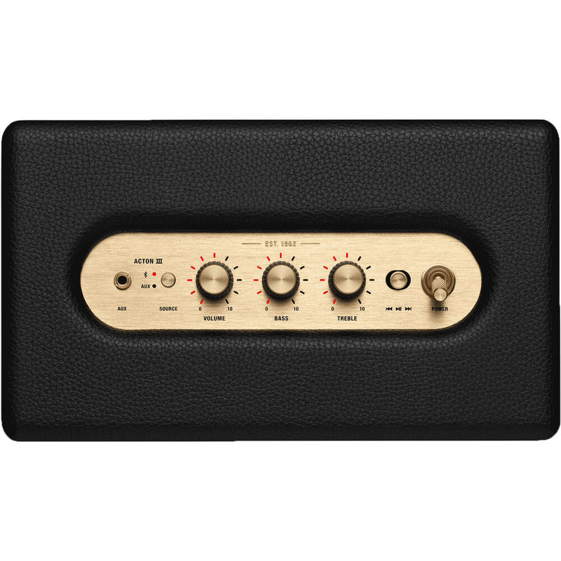 Marshall Acton III Bluetooth Speaker System (Black)