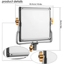 Neewer Dimmable Bi-Color 480 LED Video 2-Light Kit with Stands