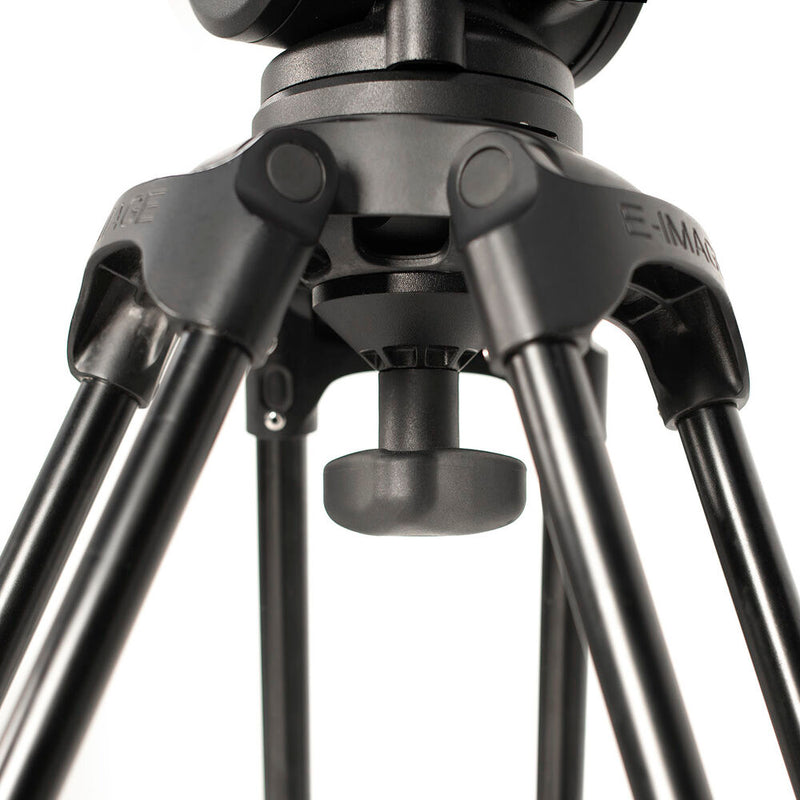 E-Image 2-Stage Aluminum Tripod with GH20 Fluid Head and Dolly Kit