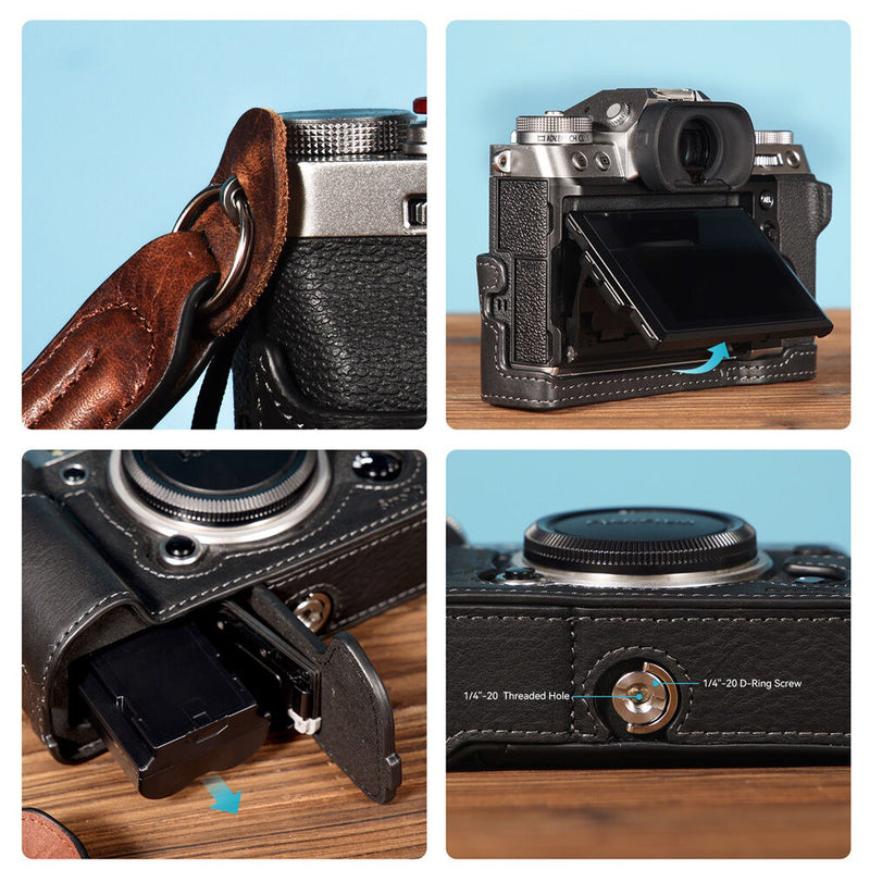 SmallRig Half Case with Wrist Strap for FUJIFILM X-T5