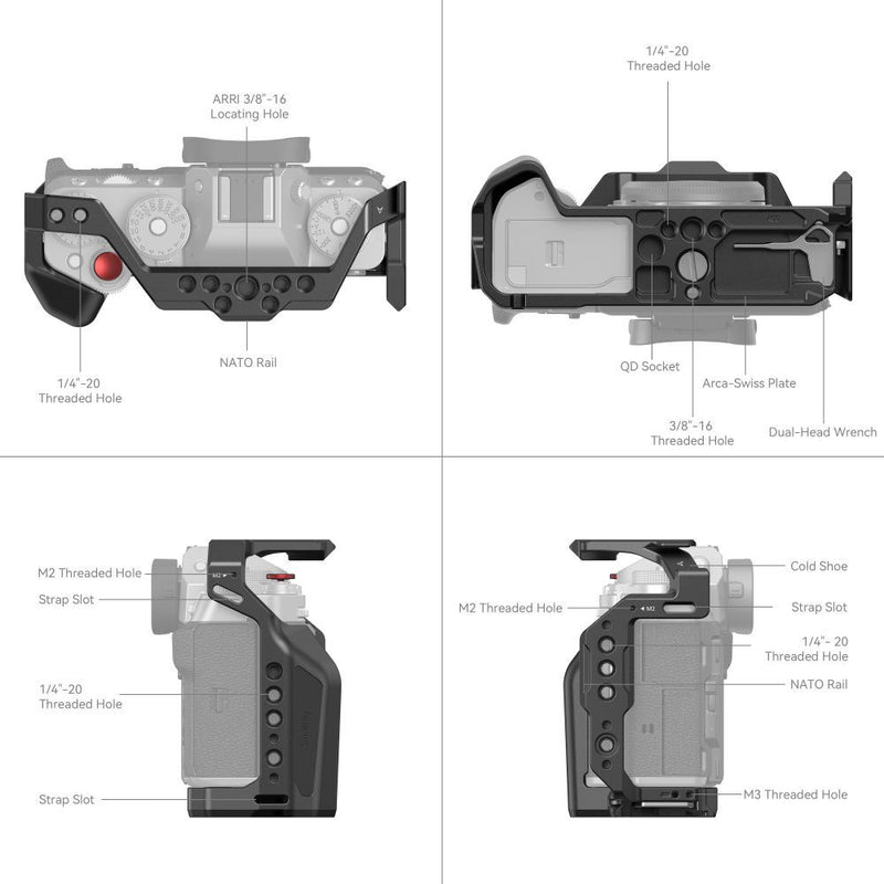 SmallRig Full Camera Cage for FUJIFILM X-T5