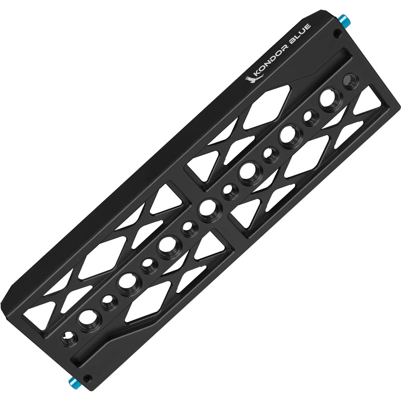 Kondor Blue ARRI Standard Dovetail Plate (8", Raven Black)