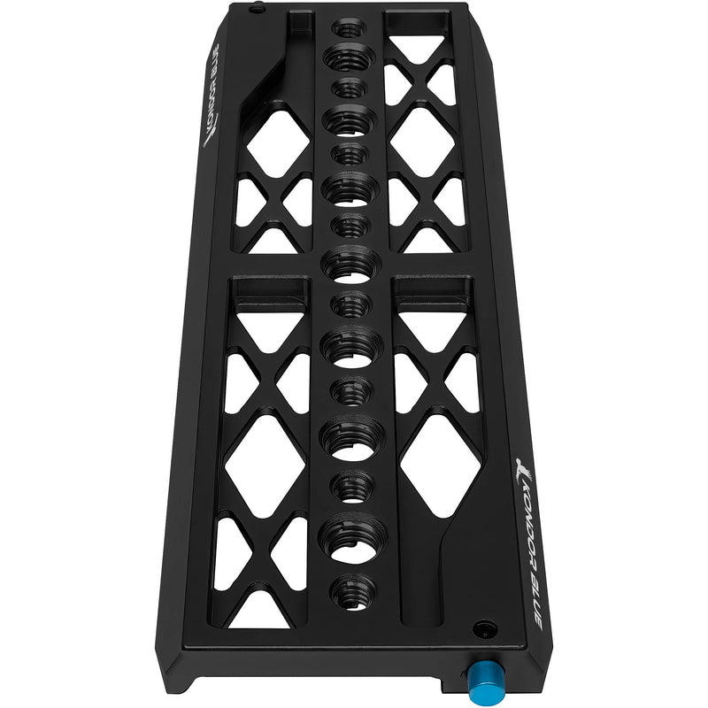 Kondor Blue ARRI Standard Dovetail Plate (8", Raven Black)