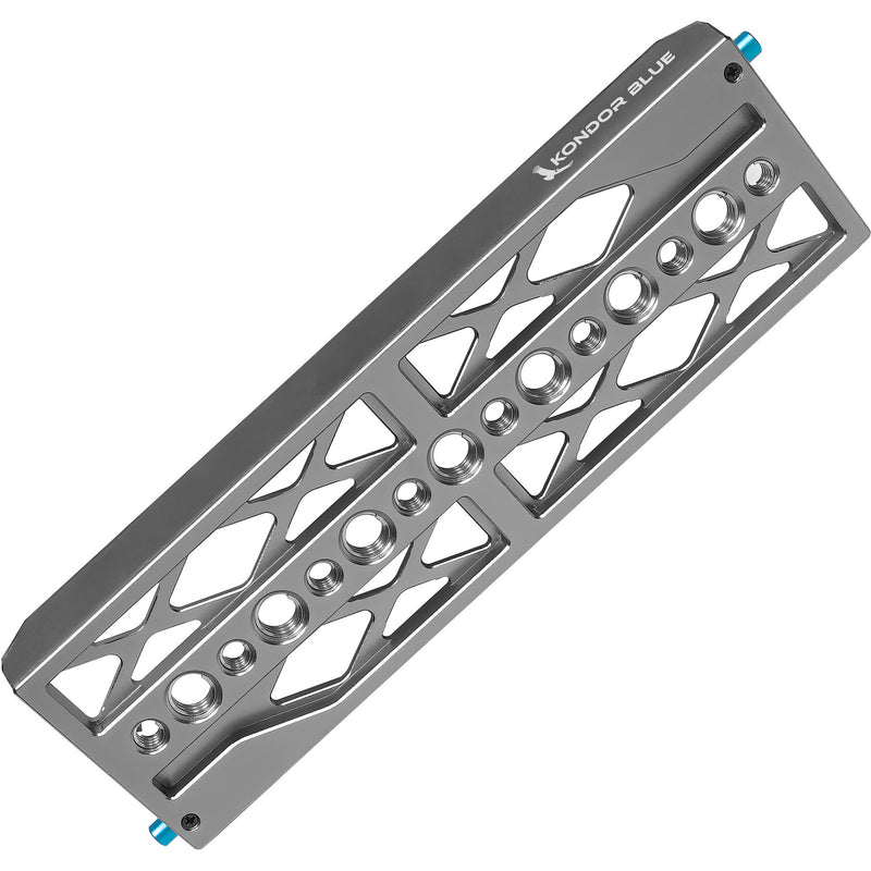 Kondor Blue ARRI Standard Dovetail Plate (8", Space Gray)