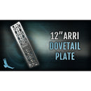 Kondor Blue ARRI Standard Dovetail Plate (8", Space Gray)