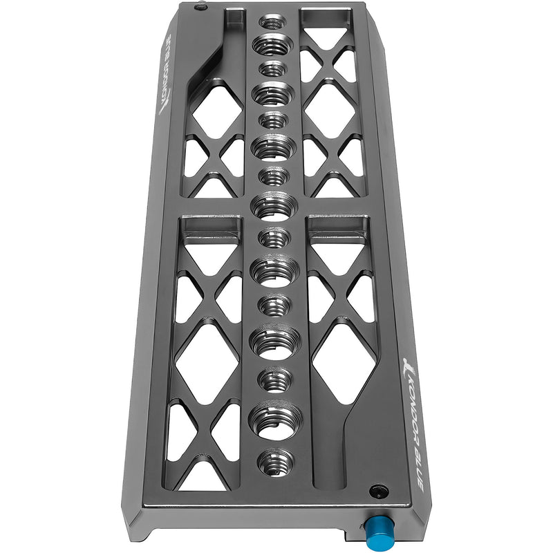 Kondor Blue ARRI Standard Dovetail Plate (8", Space Gray)