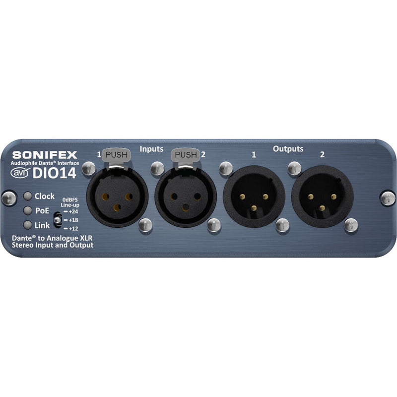 Sonifex AVN-DIO14 Dante to XLR Analog Stereo Input & Output Converter