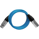 Kondor Blue 3-Pin XLR Male to 3-Pin XLR Female Audio Cable (5')