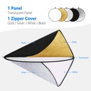 Neewer 5-in-1 Collapsible Light Reflector (43")