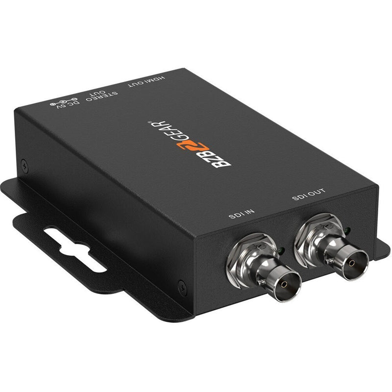 BZBGEAR 12G/6G/3G/HD-SDI to HDMI 2.0 Converter with Audio Extraction