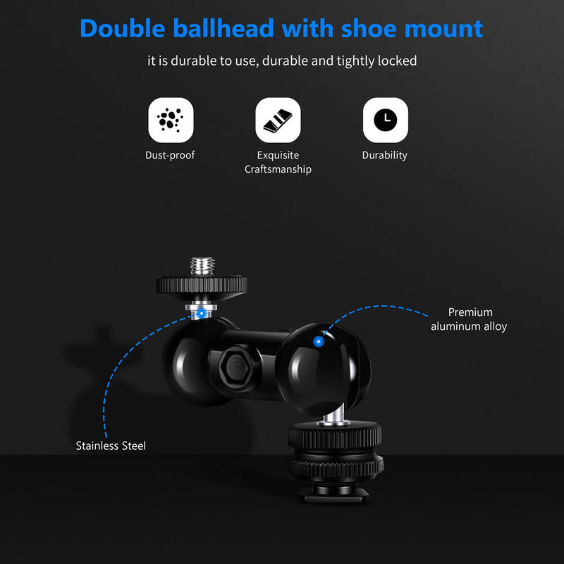 Neewer ST13 Double Ball Head Adapter