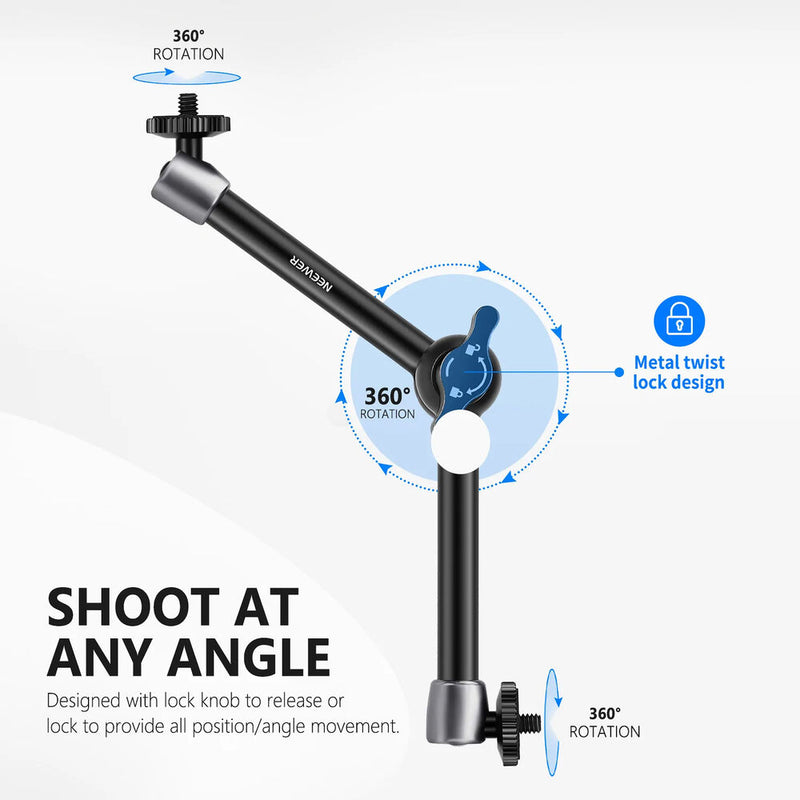 Neewer ST20 Magic Arm with Super Clamp (11")