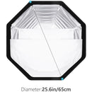 Neewer Rapid Octagonal Softbox for Flash (25.6")