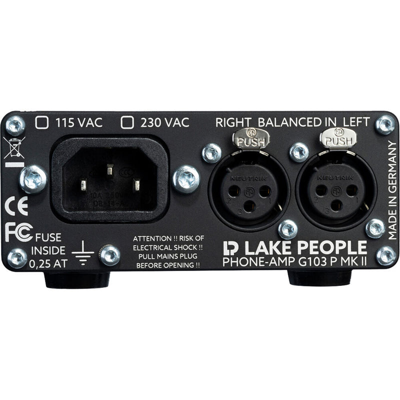 LAKE PEOPLE G103-P MKII 2-Channel Headphone Amp