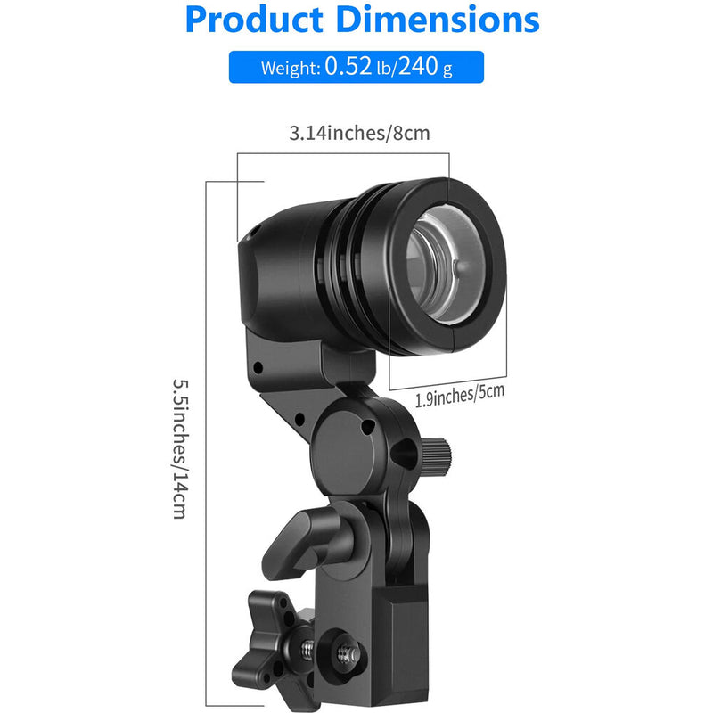 Neewer Bulb Socket Mount (2-Pack)