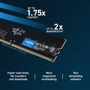 Crucial 16GB Desktop DDR5 5600 MHz UDIMM Memory Module