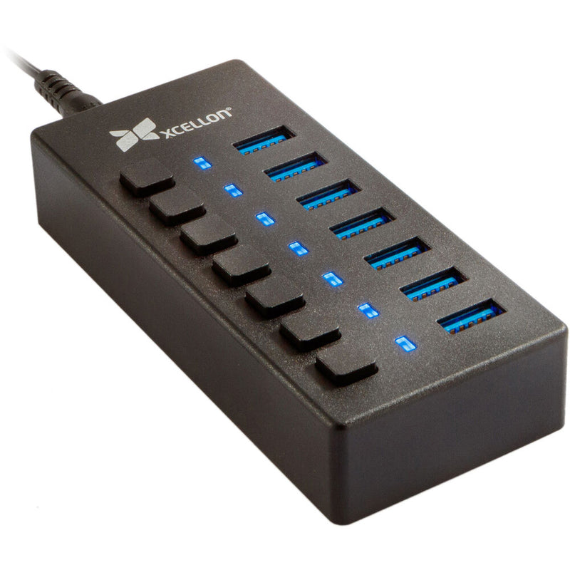 Xcellon Slim 7-Port USB 3.0 Hub