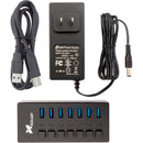 Xcellon Slim 7-Port USB 3.0 Hub