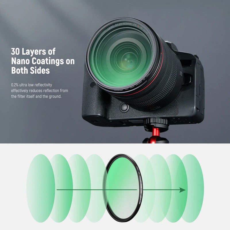 Neewer Black Diffusion Cinematic Effect Filter (67mm, Grade 1/4)