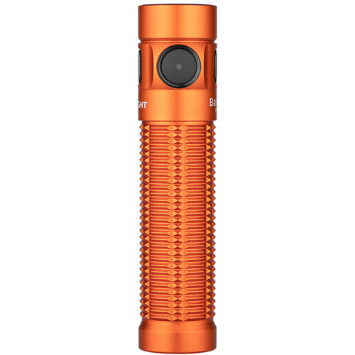 Olight Baton 3 Pro Rechargeable Flashlight with Cool White Beam (Orange)